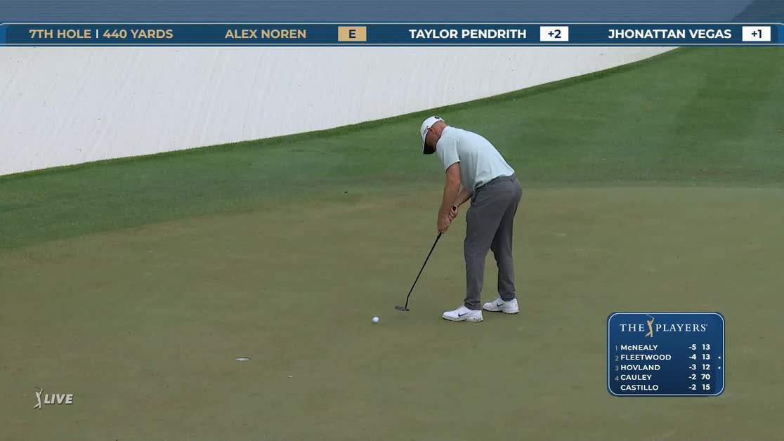 Alex Noren Round 1 7th Hole Shot 3 2026 THE PLAYERS
