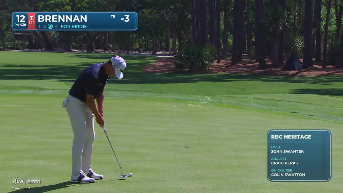 Michael Brennan | Round 1 | 12th hole | Shot 3 | 2026 RBC Heritage