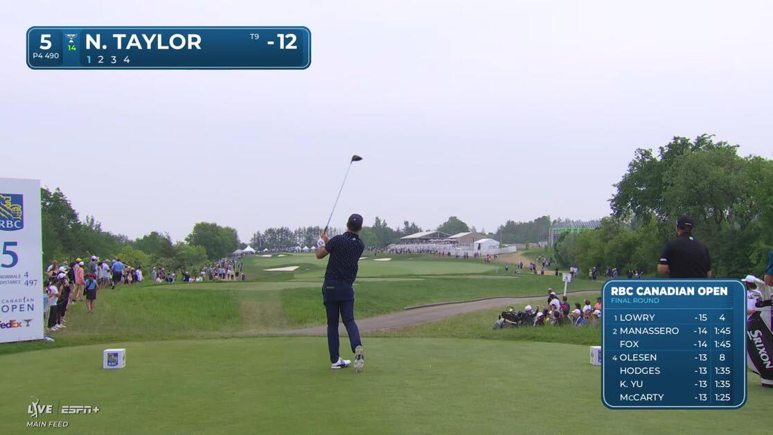 Nick Taylor | Round 4 | 5th hole | Shot 1 | 2025 RBC Canadian