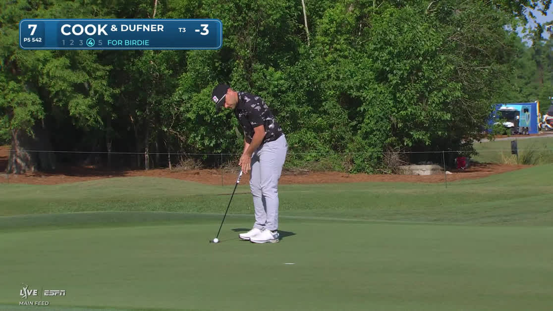 Austin Cook | Round 1 | 7th hole | Shot 4 | 2026 Zurich Classic