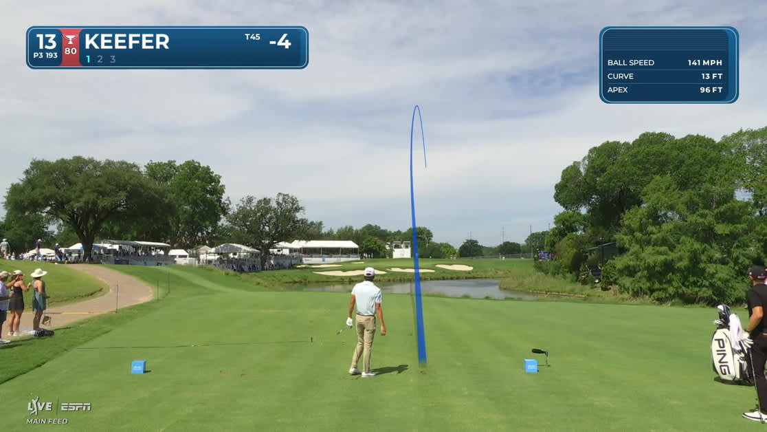 John Keefer | Round 3 | 13th hole | Shot 1 | 2026 Charles Schwab