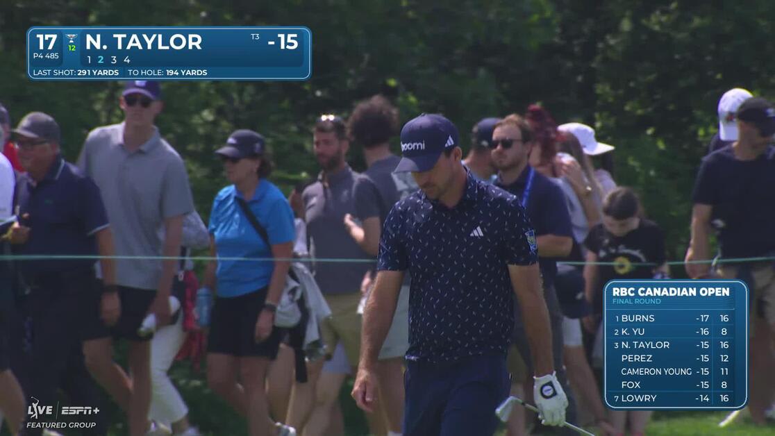 Nick Taylor | Round 4 | 17th hole | Shot 2 | 2025 RBC Canadian