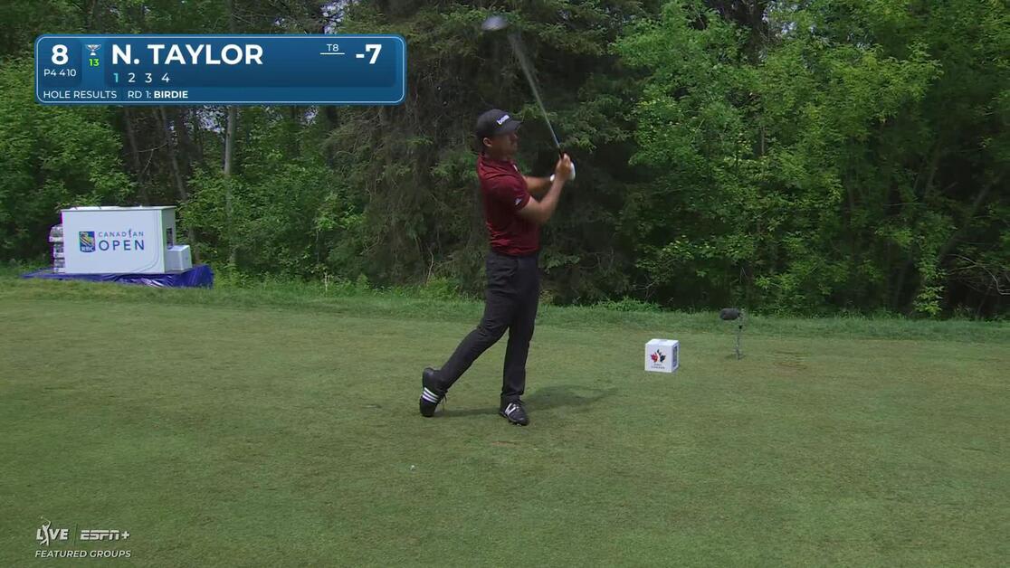 Nick Taylor | Round 2 | 8th hole | Shot 1 | 2025 RBC Canadian