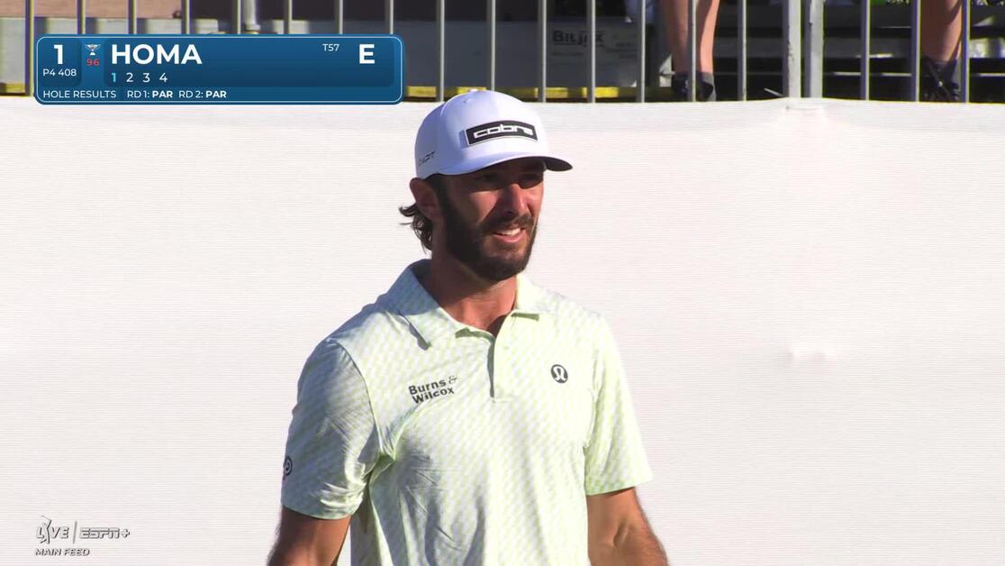 Max Homa | Round 3 | 1st hole | Shot 1 | 2025 RBC Heritage
