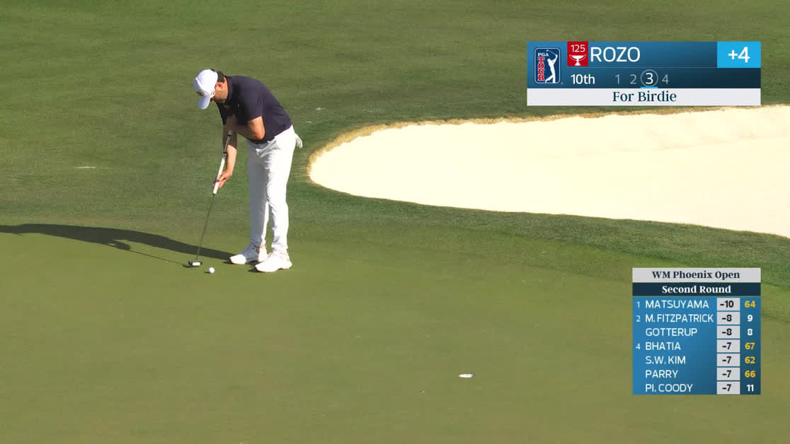 Yann Rozo Marcelo Rozo | Round 2 | 10th hole | Shot 4 | 2026 WM Phoenix Open