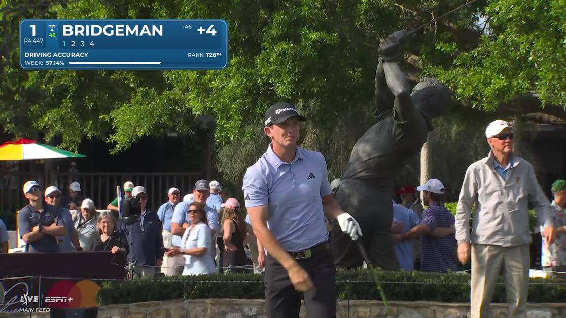 Jacob Bridgeman Round 3 1st hole Shot 1 2025 Arnold Palmer