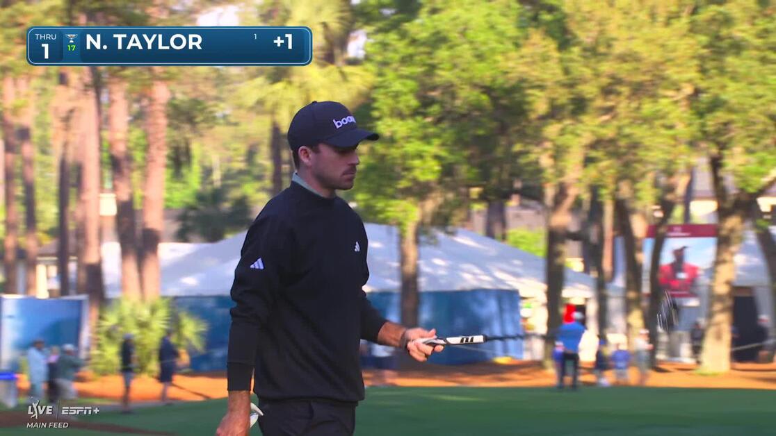 Nick Taylor | Round 1 | 1st hole | Shot 5 | 2025 RBC Heritage