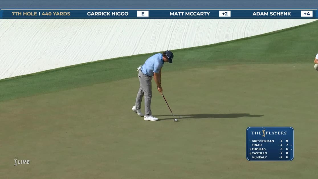 Adam Schenk Round 1 7th Hole Shot 5 2026 THE PLAYERS
