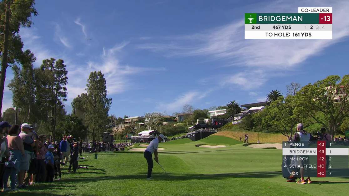 Brigdeman Jacob Bridgeman | Round 3 | 2nd hole | Shot 2 | 2026 The Genesis