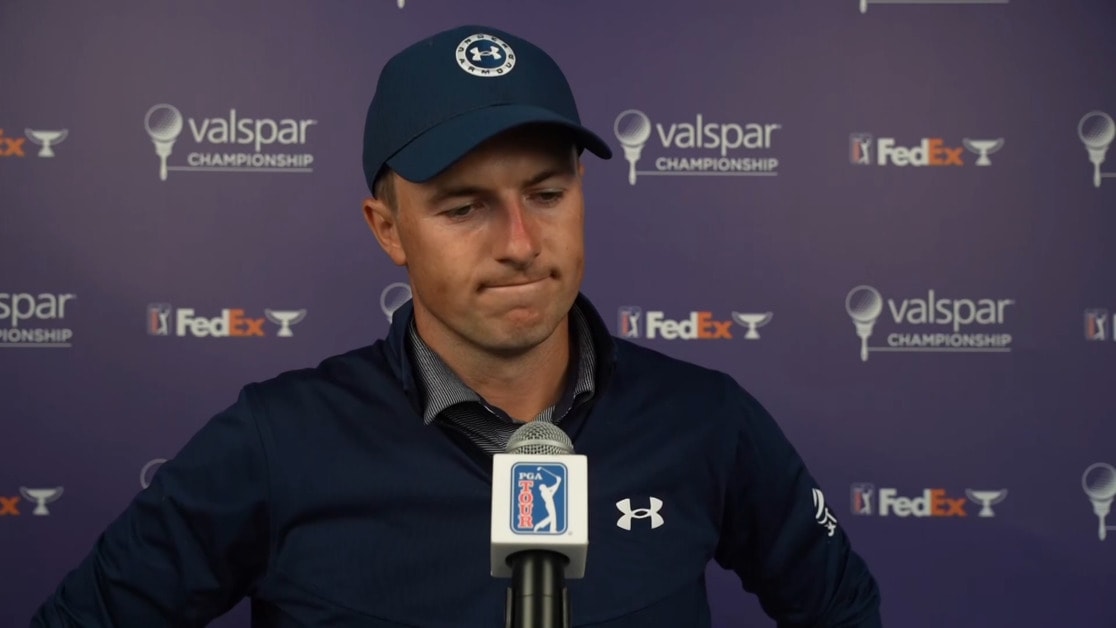 Jordan Spieth’s interview after Round 4 of Valspar