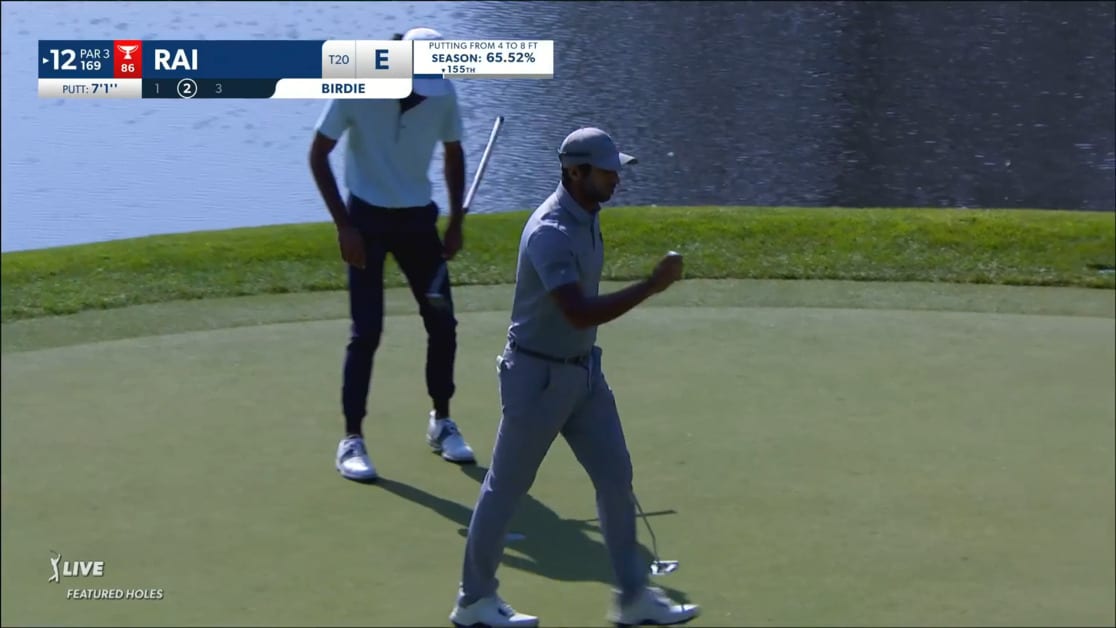 Aaron Rai Tee Aaron Rai's tee shot to 7 feet sets up birdie at the Memorial