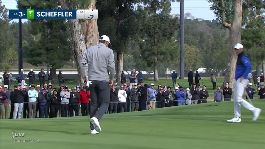 Scottie Scheffler Makes Birdie On No 12 At Genesis Scottie Scheffler Makes Birdie On No 12 At Genesis