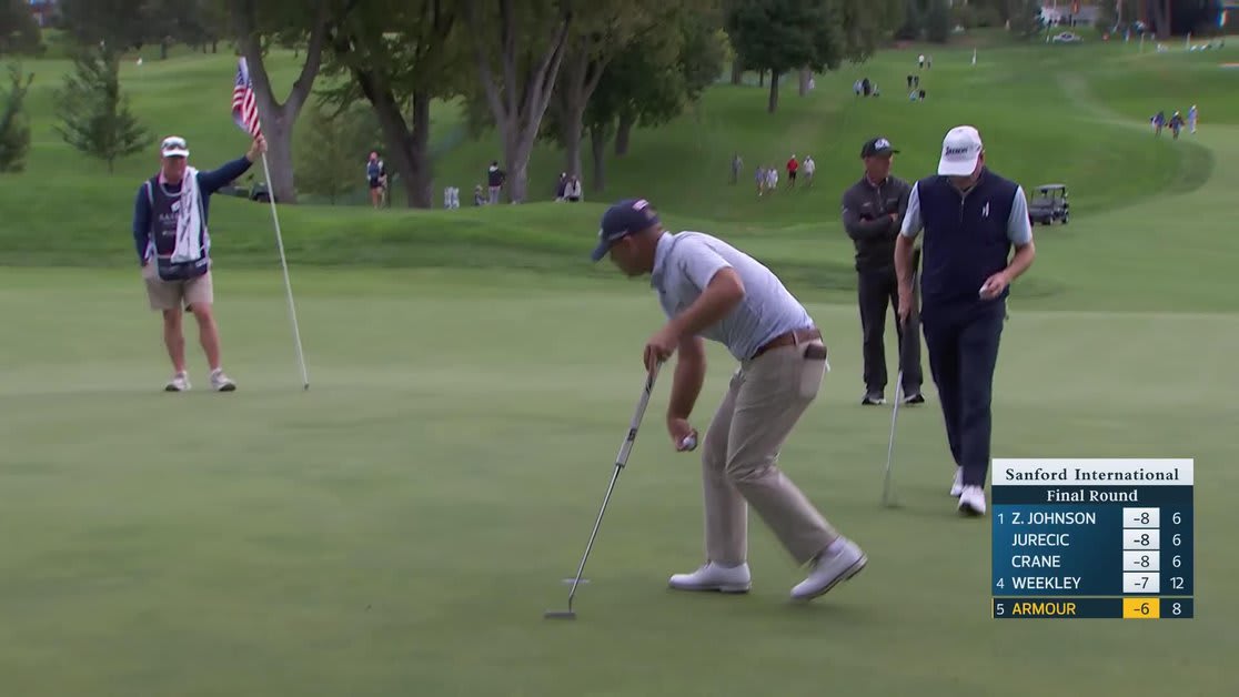 Ryan Armour makes birdie on No. 9 at Sanford International