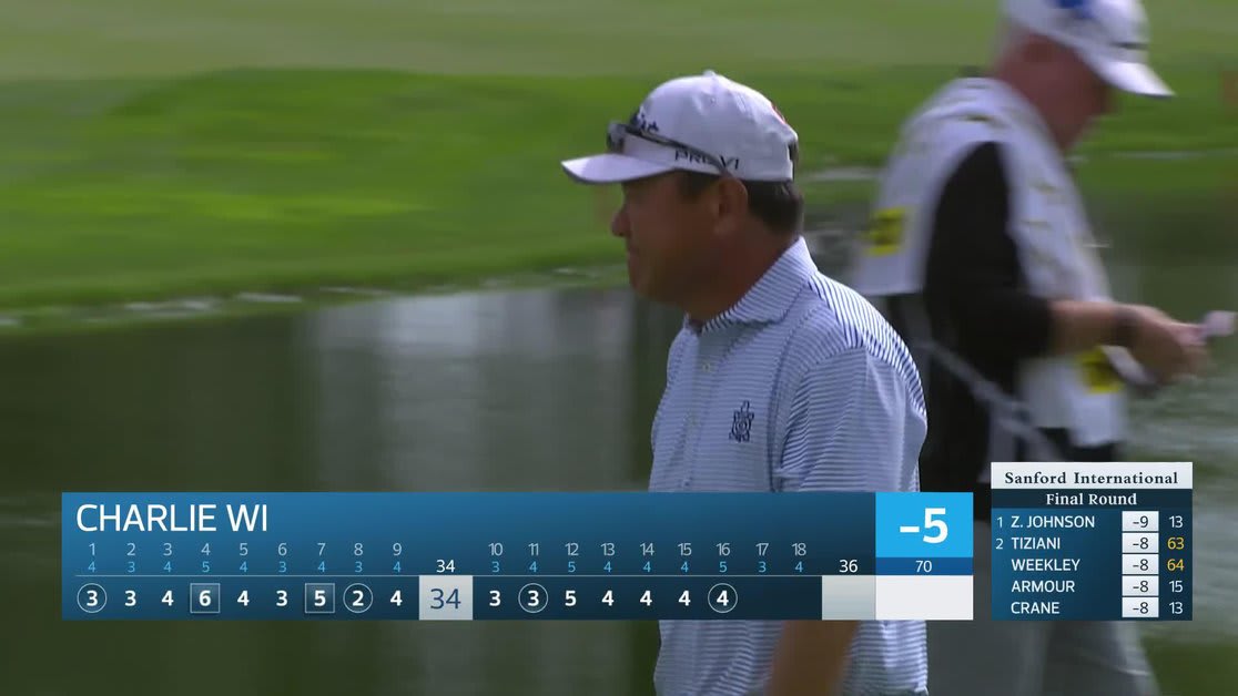 Charlie Wi makes birdie on No. 16 at Sanford International