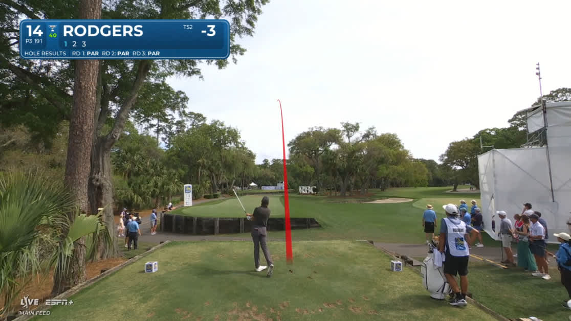 Patrick Rodgers uses marvelous tee shot, which leads to birdie at RBC ...