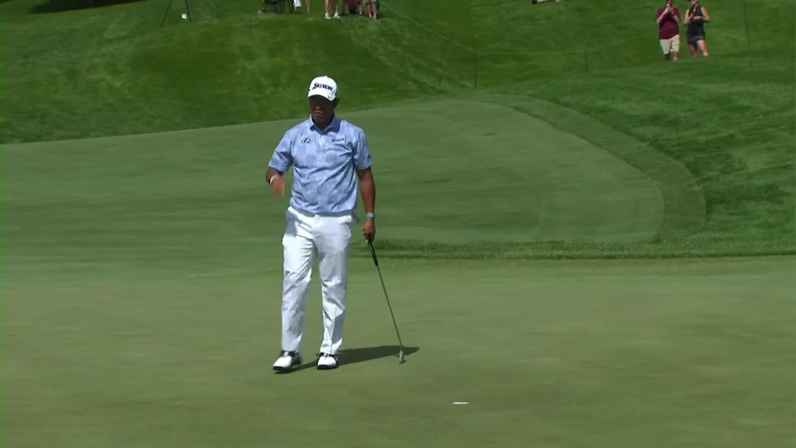 Details Of the 53 Best Gif Of Trump Hitting Biden With Golf Ball Today 24 Hideki Matsuyama escapes rough to set up birdie at 3M Open