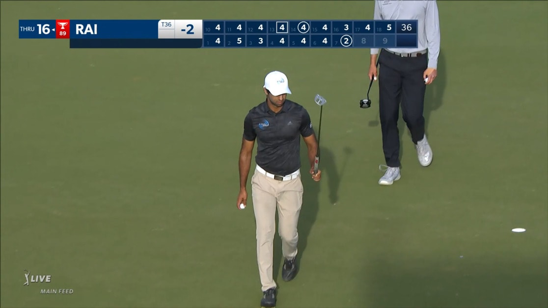 Aaron Rai Tee Aaron Rai converts tee shot to 13-feet at Valero