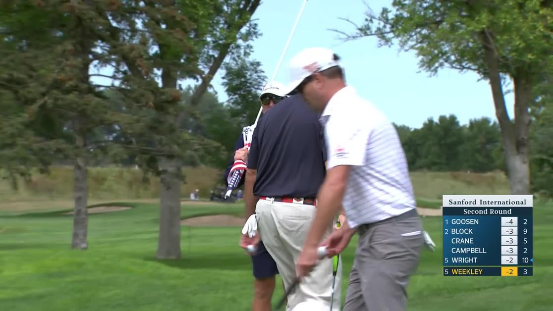 Boo Weekley makes birdie on No. 4 at Sanford International