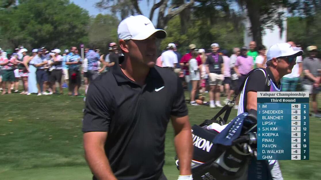 Brooks Koepka hits 191-yard drive to 10 feet, sets up birdie at Valspar