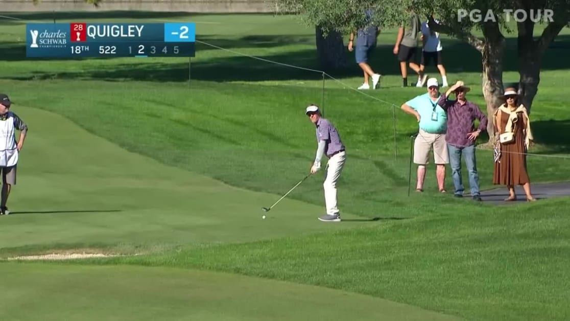 Brett Quigley's impressive second leads to eagle at Schwab Cup Championship