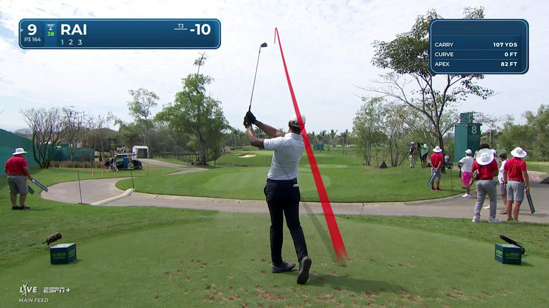 Aaron Rai Tee Aaron Rai sticks tee shot to set up birdie at Mexico Open