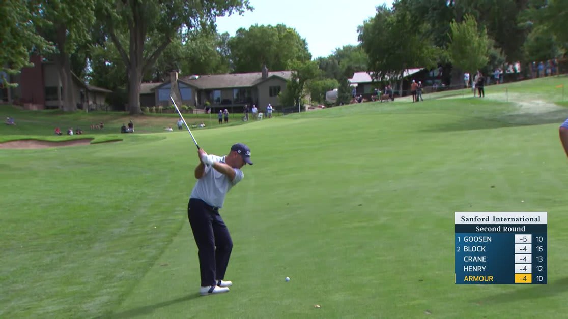 Ryan Armour makes birdie on No. 11 at Sanford International