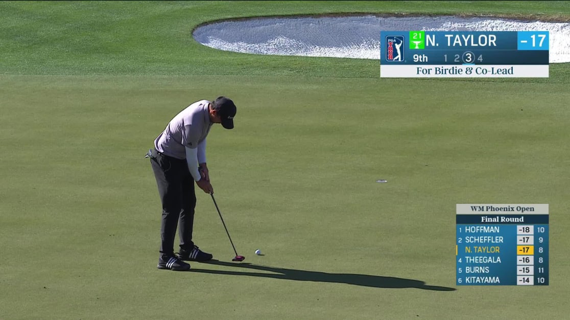 Nick Taylor's iron sets up birdie at WM Phoenix Open