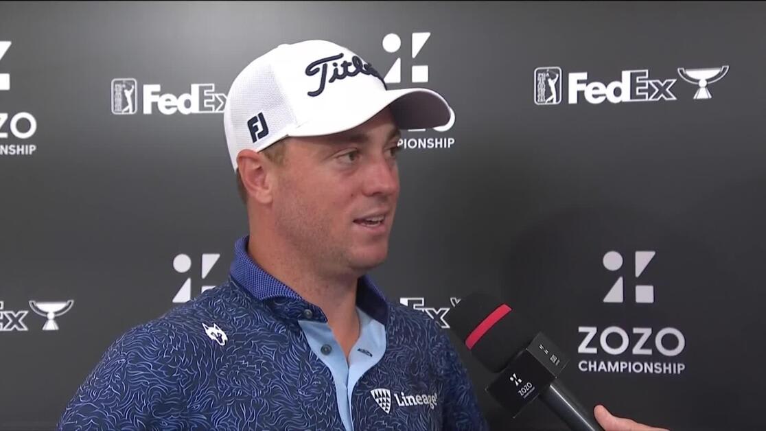 Justin Thomas’ interview after Round 2 of ZOZO