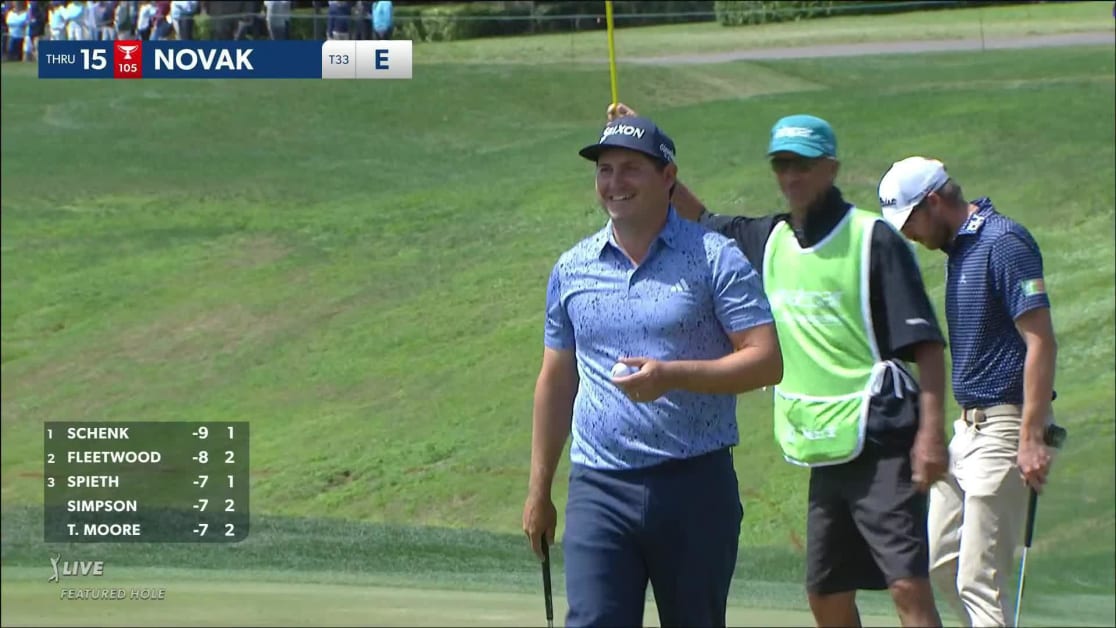 Andrew Novak pitches in for par at Valspar