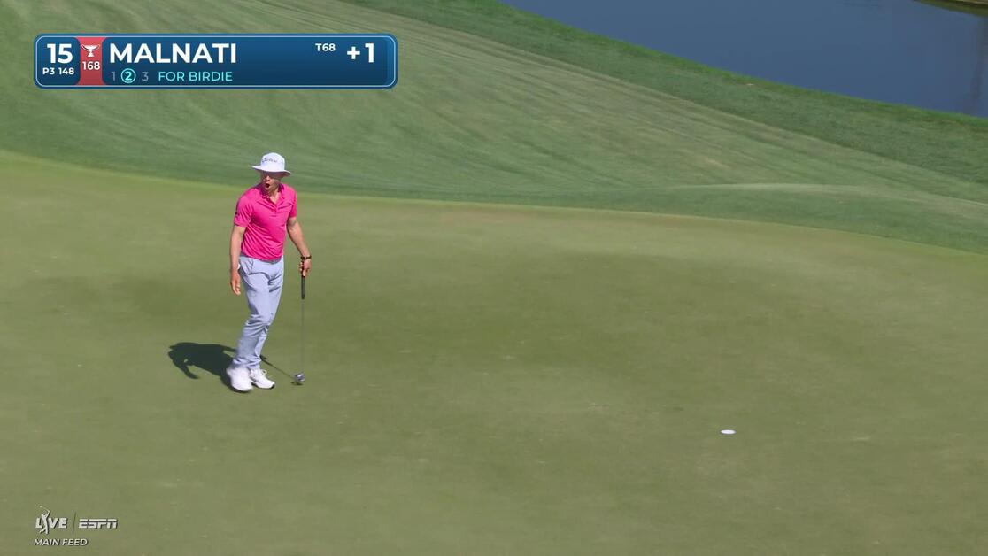 Peter Malnati hits 147-yard tee shot to 13 feet, sets up birdie on No ...