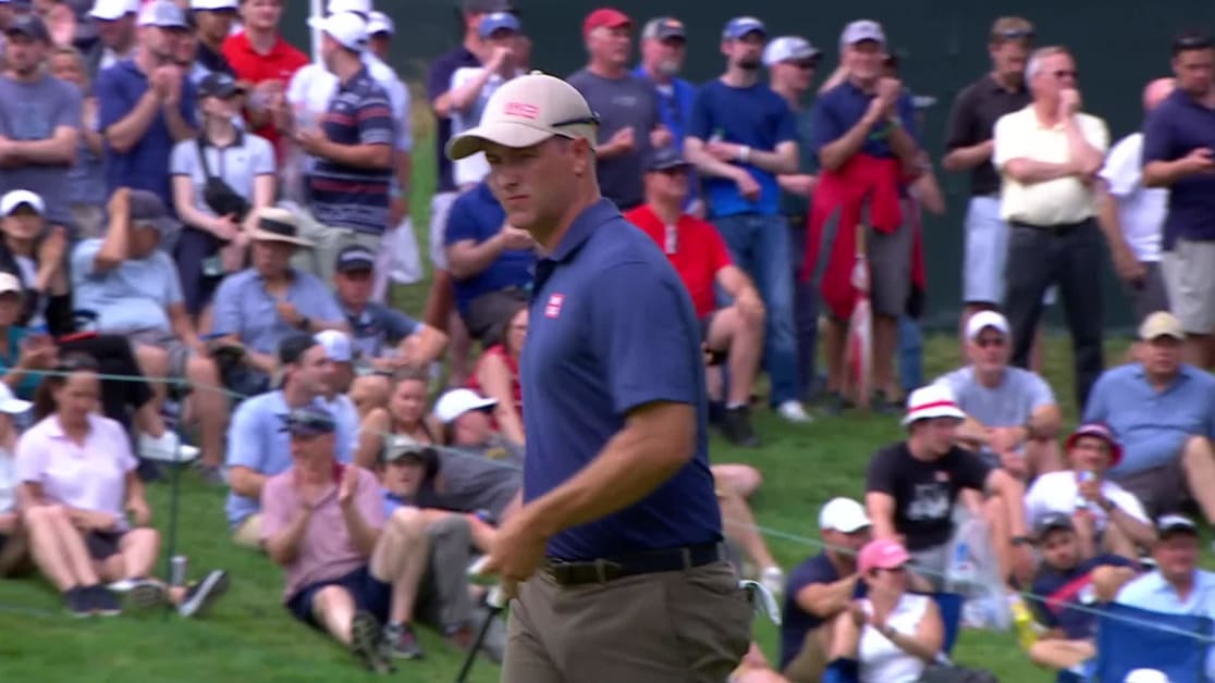 Adam Scott's Texas wedge sets up birdie at Travelers