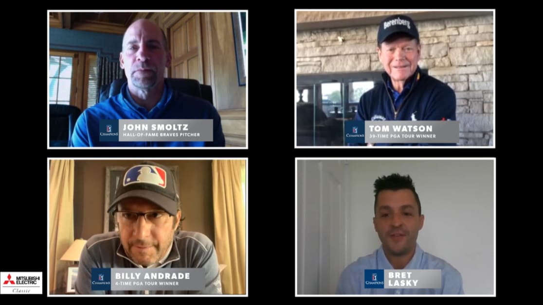 John Smoltz, Tom Watson and Billy Andrade talk golf and baseball