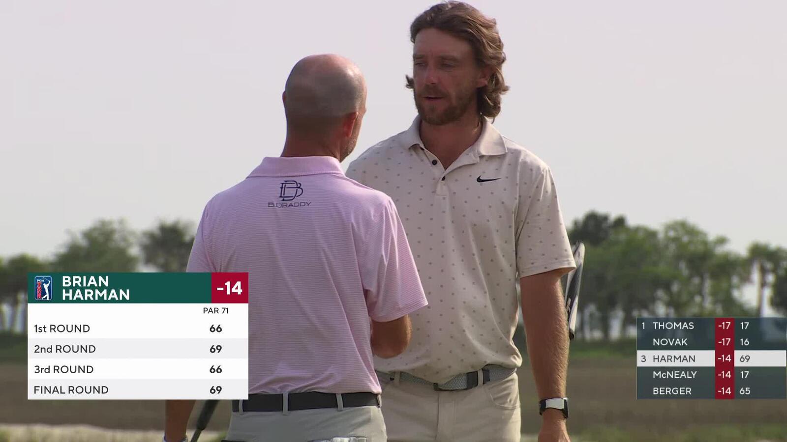 Brian Harman | Round 4 | 18th hole | Shot 3 | 2025 RBC Heritage