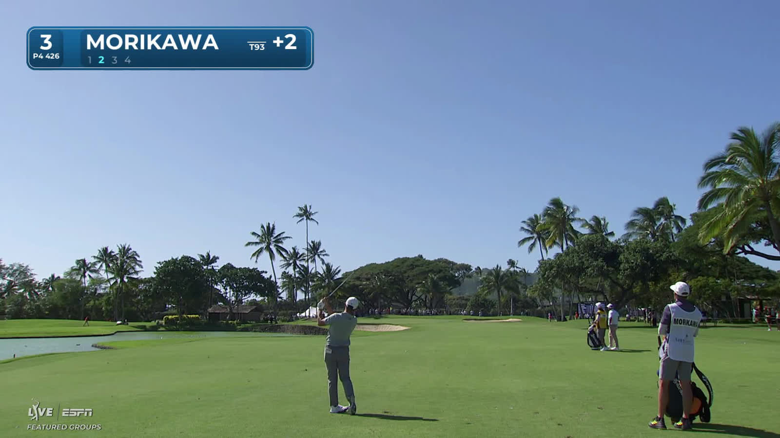 Collin Morikawa | Round 2 | 3rd hole | Shot 2 | 2026 Sony Open