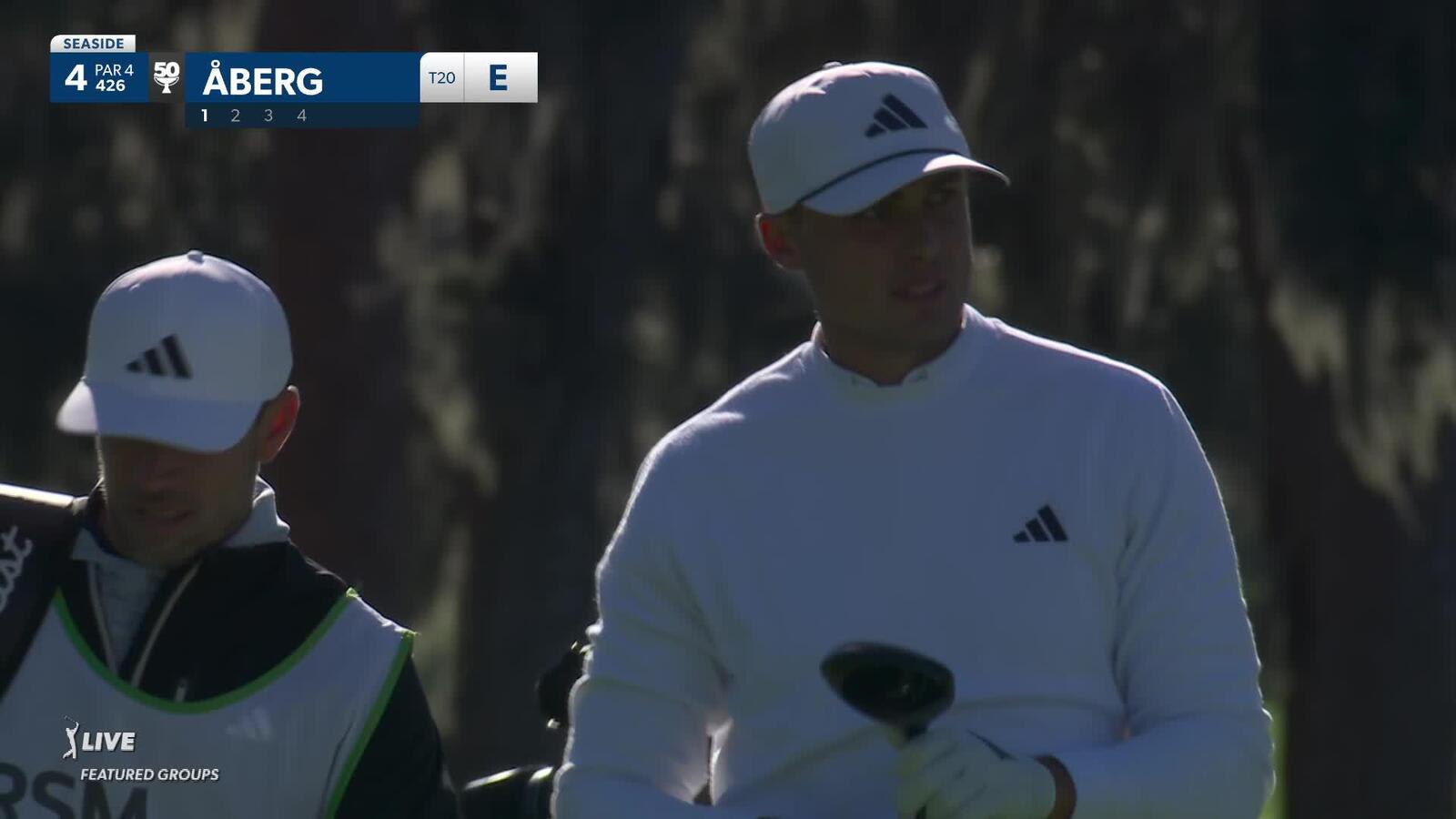 Ludvig Åberg | Round 1 | 4th hole | Shot 1 | 2024 The RSM Classic