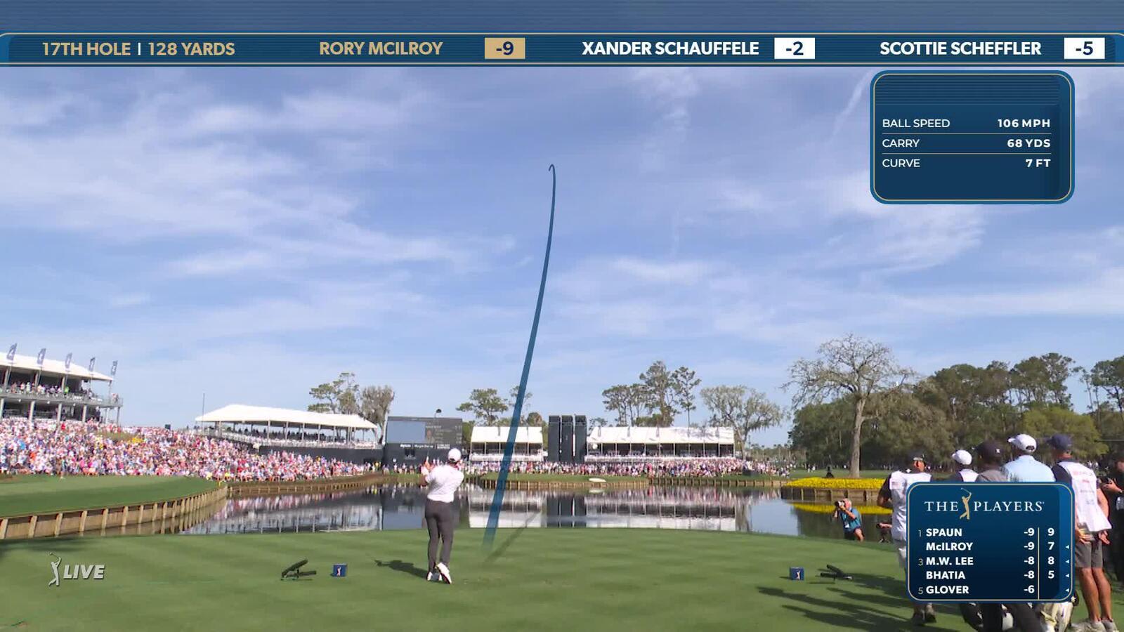 Rory McIlroy | Round 2 | 17th hole | Shot 1 | 2025 THE PLAYERS