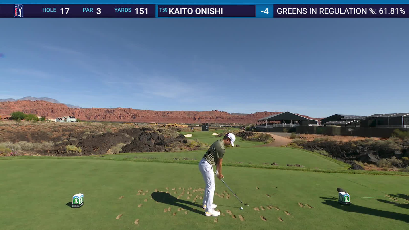 Kaito Onishi | Round 4 | 17th hole | Shot 1 | 2025 Bank of Utah