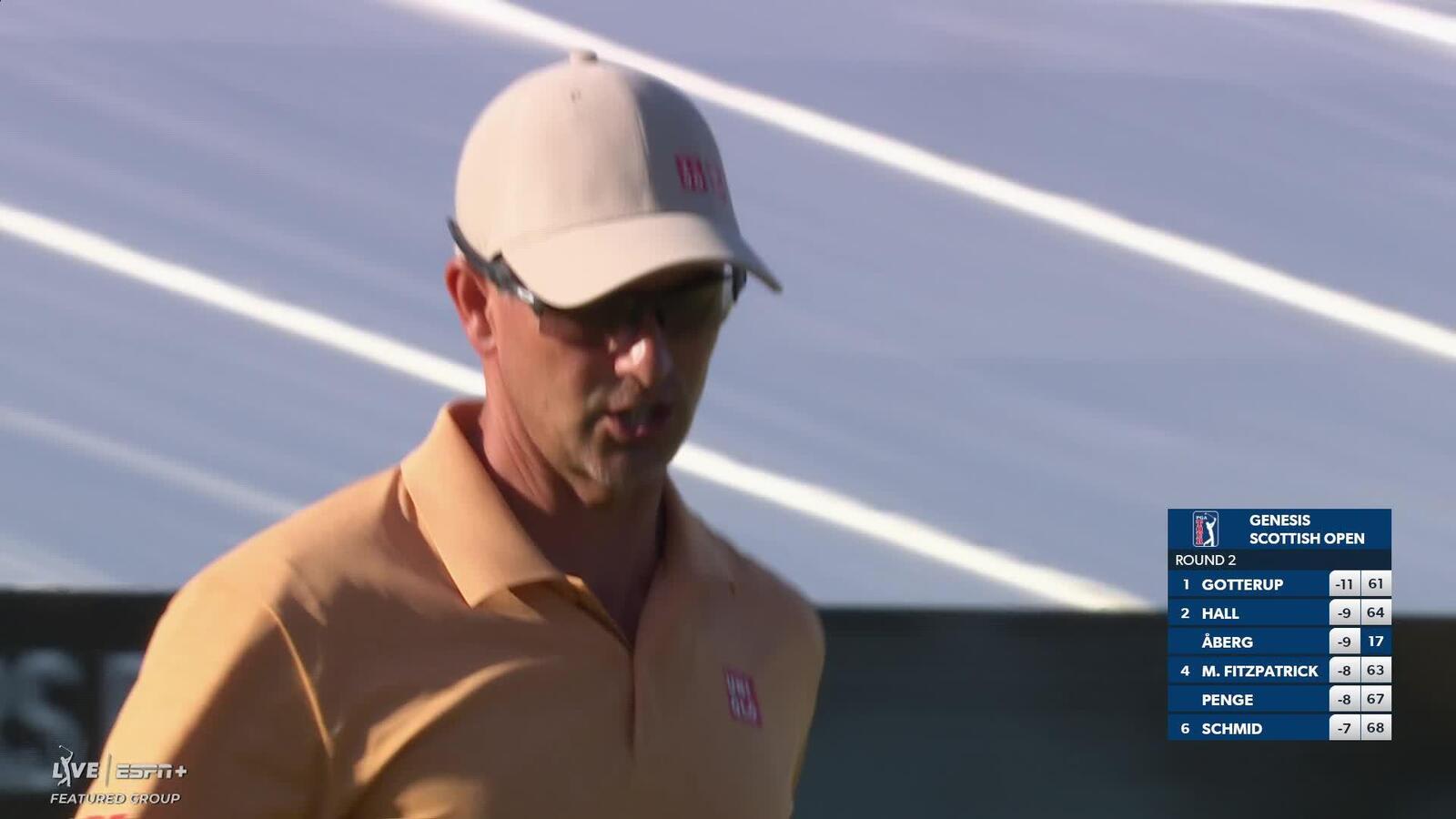 Adam Scott | Round 2 | 18th hole | Shot 3 | 2025 Genesis Scottish Open