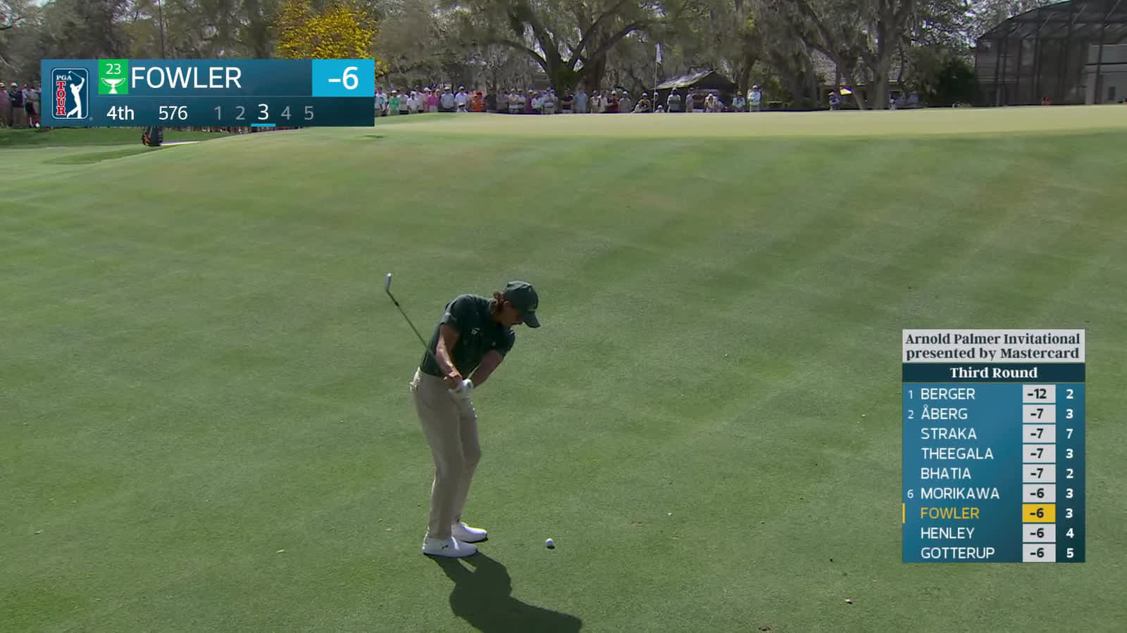 Rickie Fowler | Round 3 | 4th hole | Shot 3 | 2026 Arnold Palmer