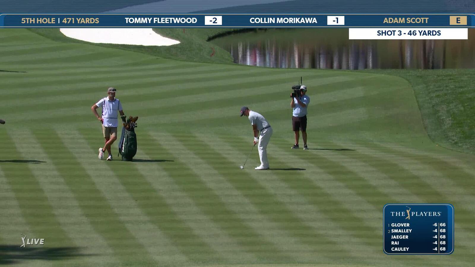 Adam Scott | Round 1 | 5th hole | Shot 3 | 2025 THE PLAYERS