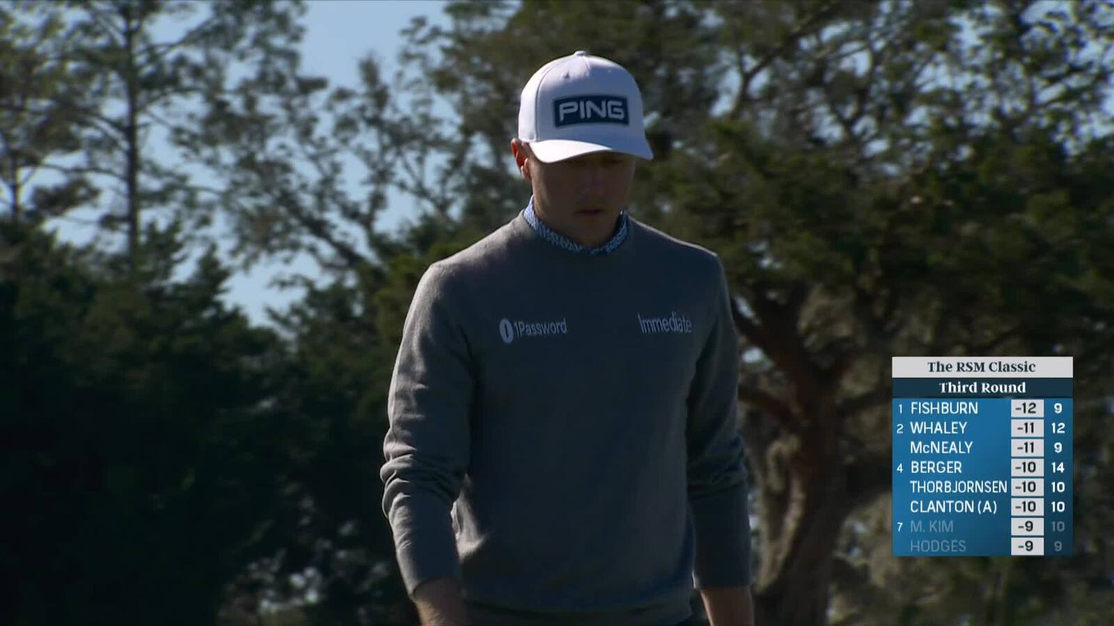 Mackenzie Hughes | Round 3 | 12th hole | Shot 2 | 2024 The RSM Classic