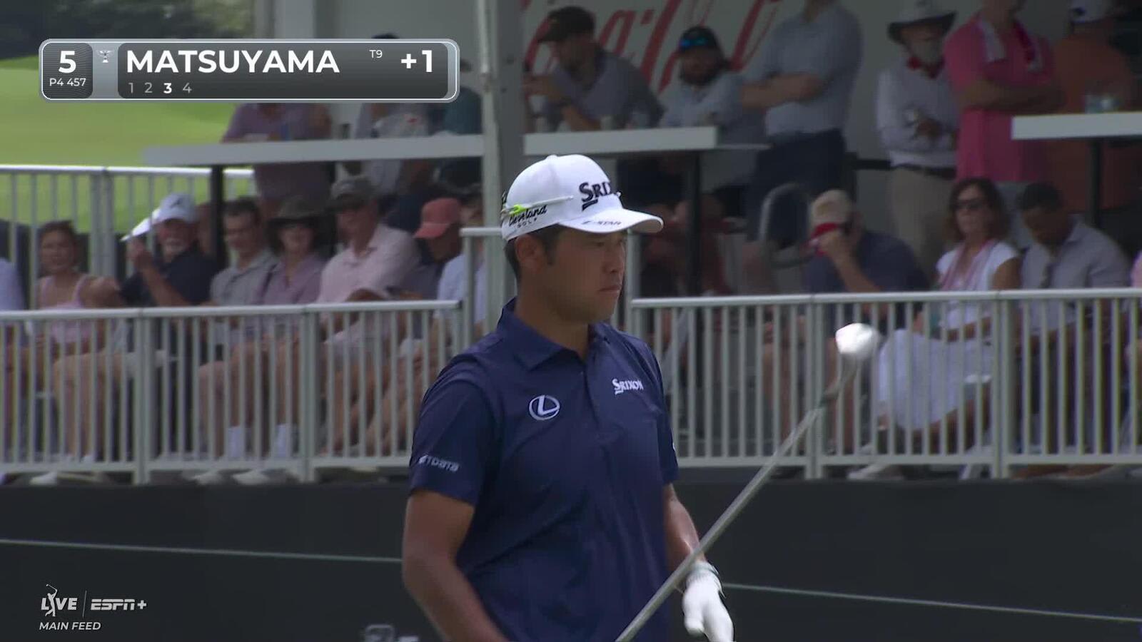 Hideki Matsuyama | Round 1 | 5th hole | Shot 3 | 2025 TOUR Championship