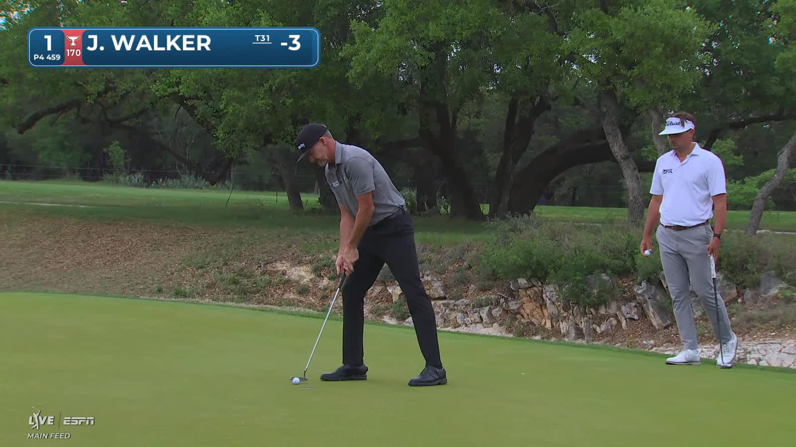 Jimmy Walker | Round 2 | 1st hole | Shot 6 | 2026 Valero