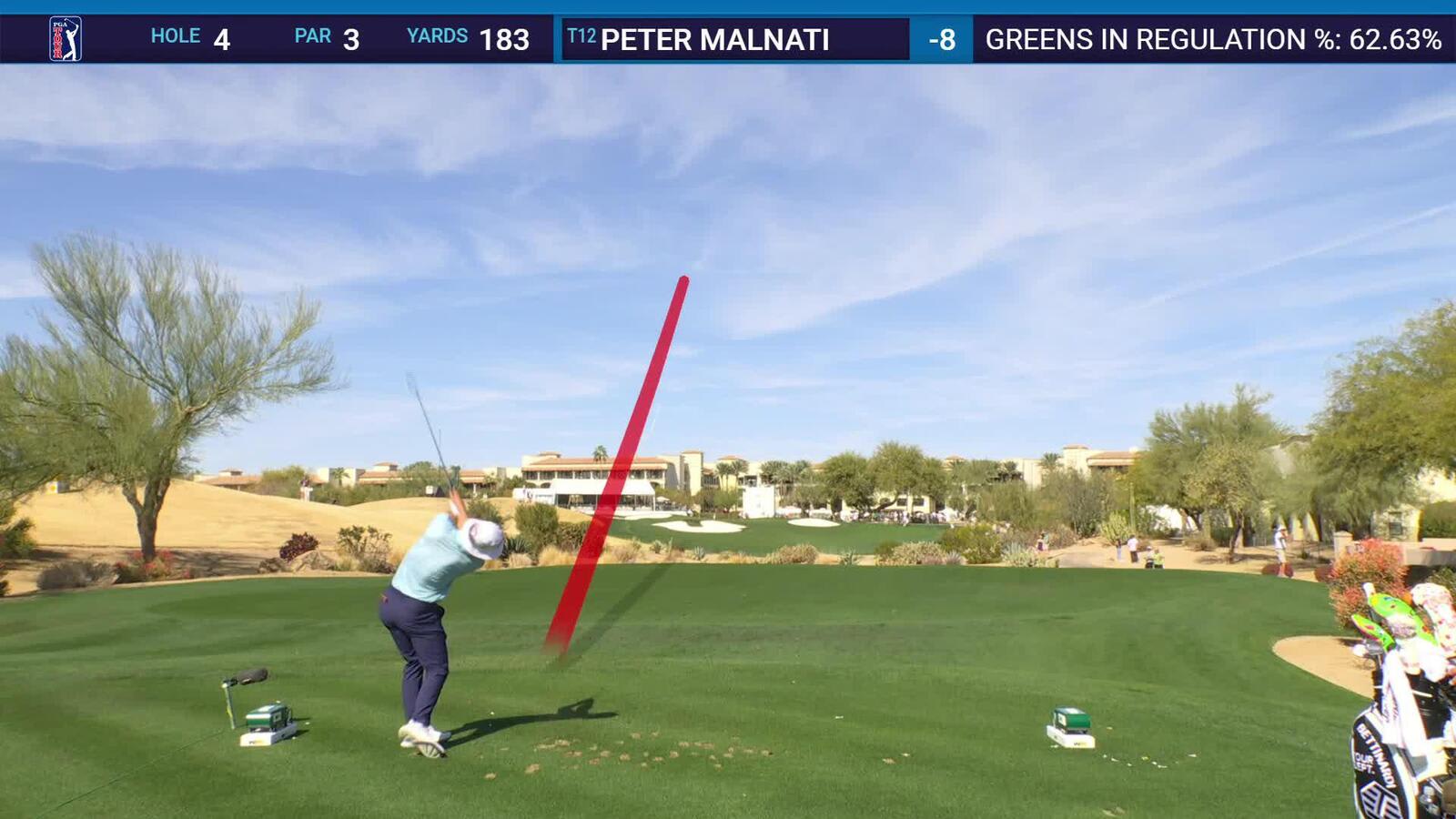 Peter Malnati | Round 3 | 4th hole | Shot 1 | 2025 WM Phoenix Open