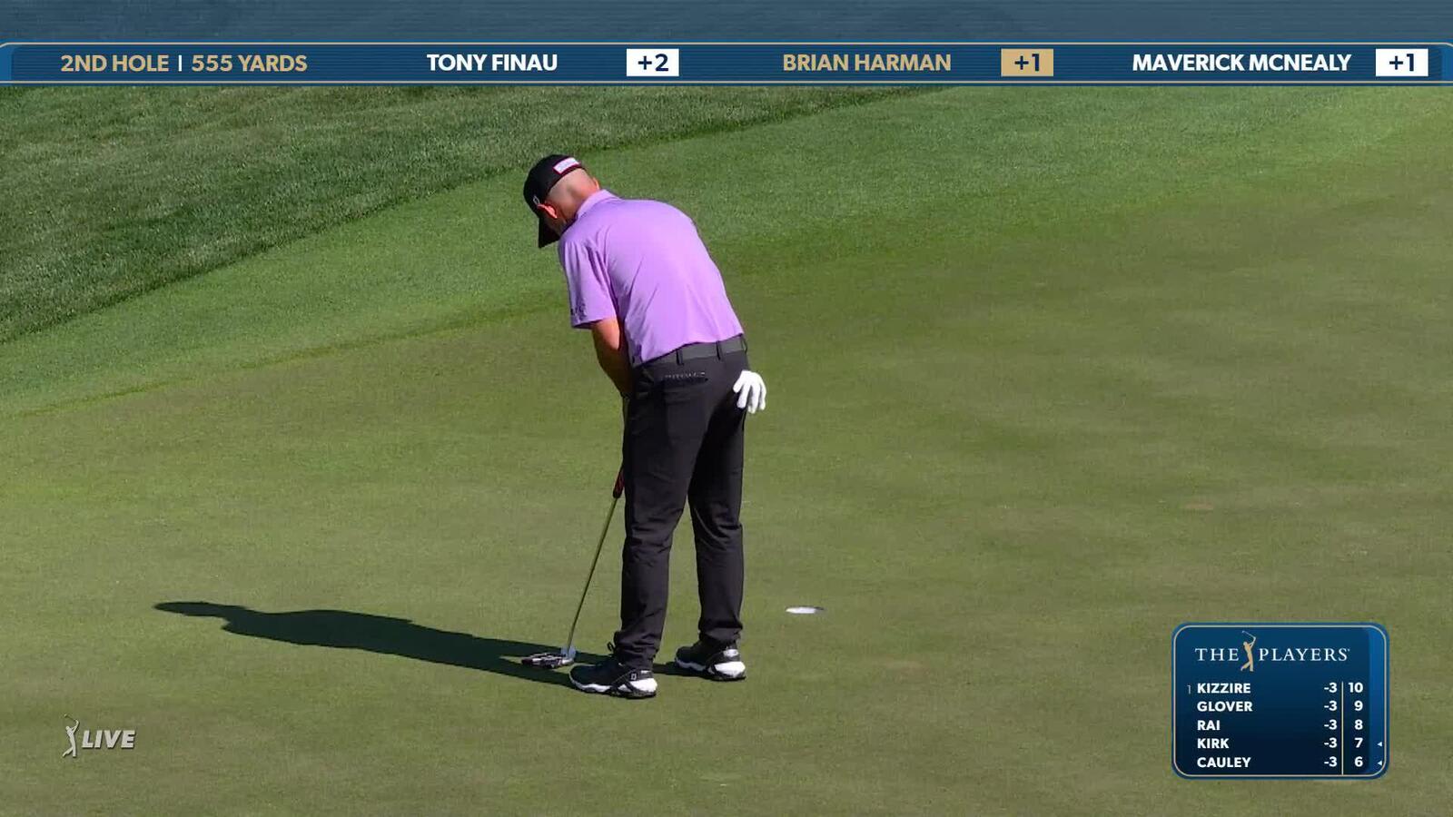 Brian Harman | Round 1 | 2nd hole | Shot 4 | 2025 THE PLAYERS