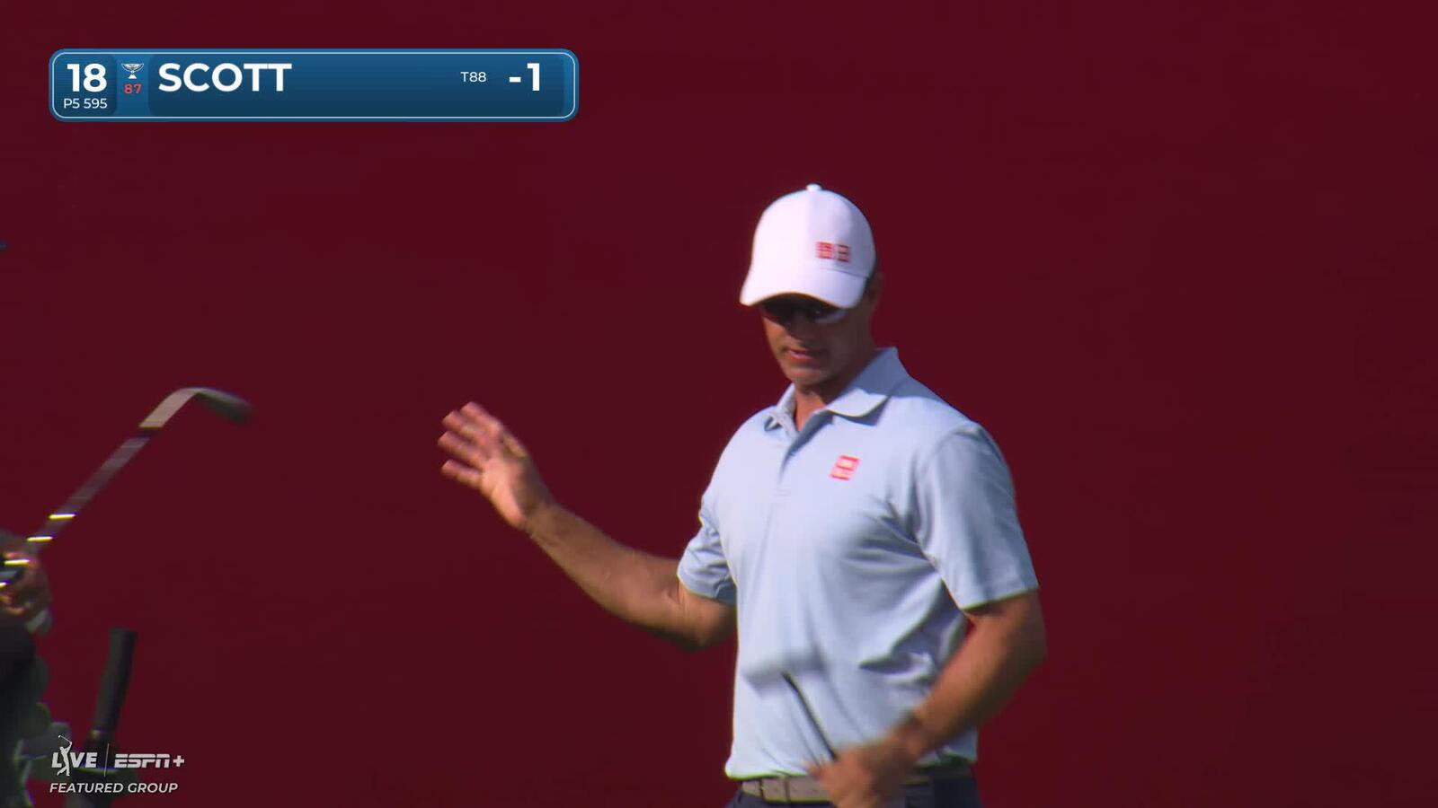 Adam Scott | Round 1 | 18th hole | Shot 3 | 2025 3M Open