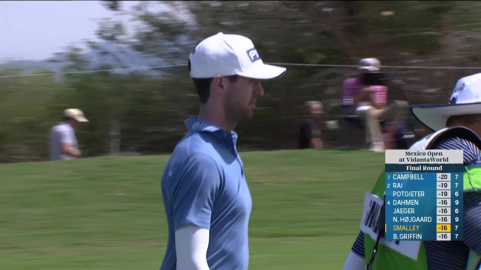 Alex Smalley | Round 4 | 8th hole | Shot 2 | 2025 Mexico Open