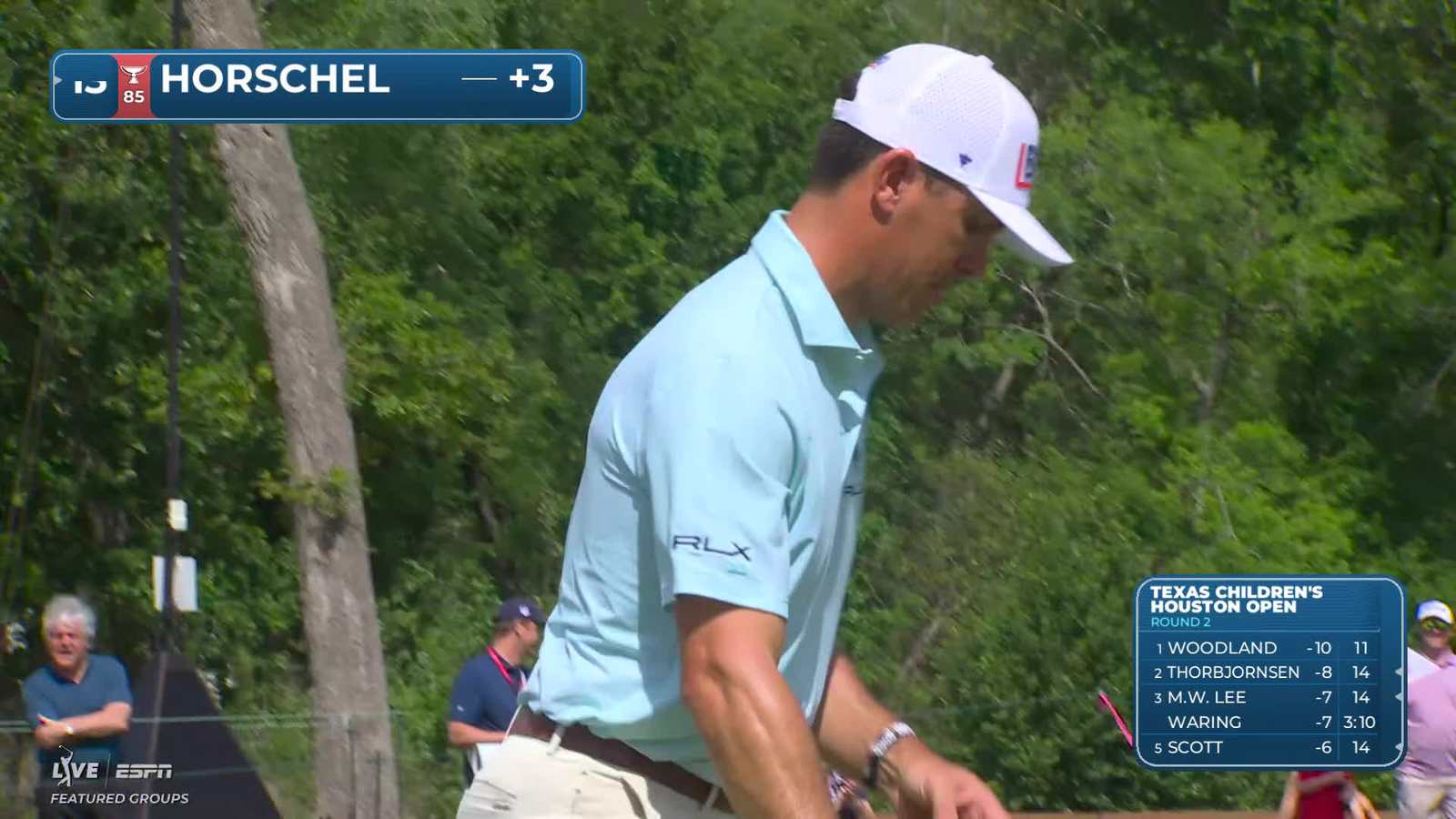 Billy Horschel | Round 2 | 4th hole | Shot 4 | 2026 Texas Children's