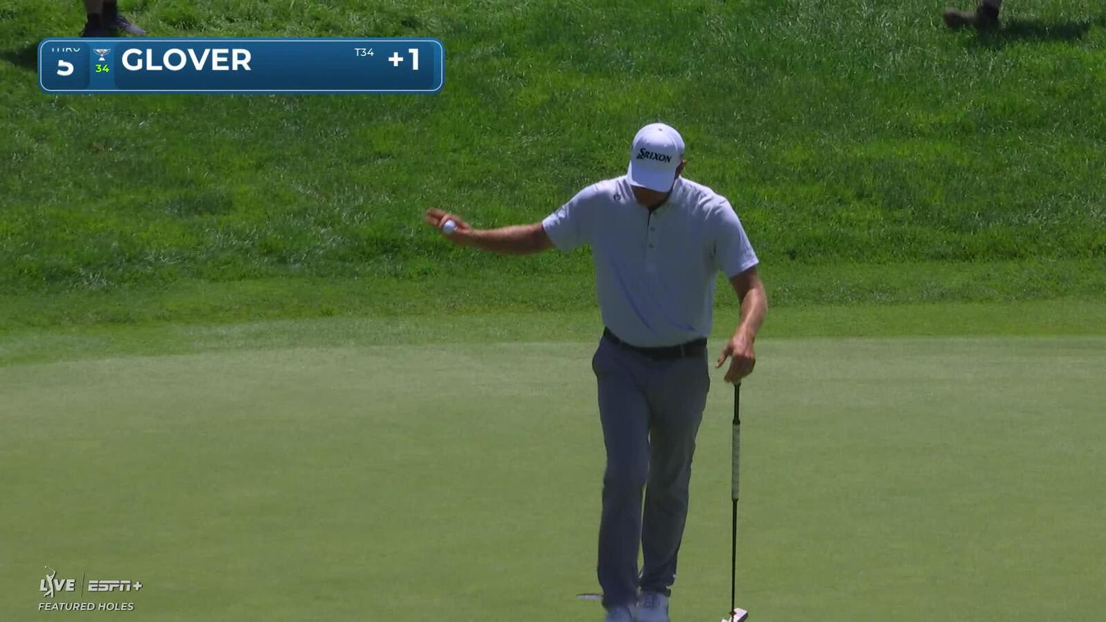 Lucas Glover | Round 1 | 5th hole | Shot 3 | 2025 Travelers