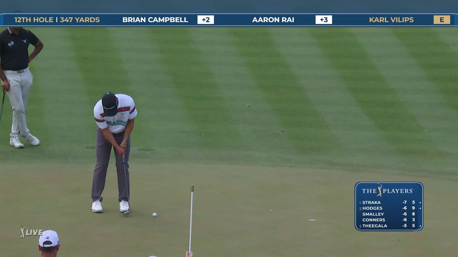 Karl Vilips | Round 2 | 12th hole | Shot 4 | 2026 THE PLAYERS